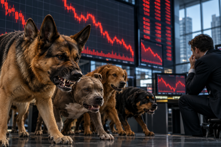 Los perros de la Bolsa: ¡muerden!